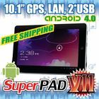 10" Superpad 7 Android 4.0 1GB RAM A10 Wopad Flytouch GPS